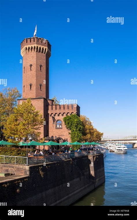 Germany Cologne The Malakoff Tower At The Rheinau Harbour