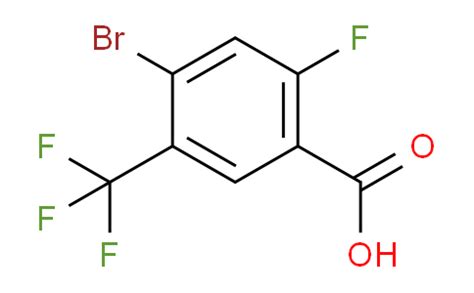 2092502 27 5 4 Bromo 2 Fluoro 5 Trifluoromethyl Benzoic Acid Boroncore