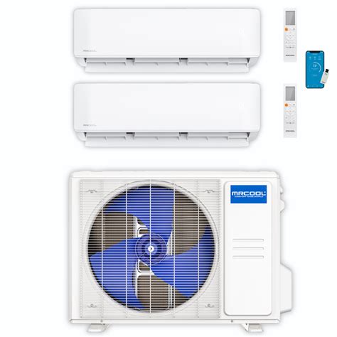 Mrcool Diy Mini Split 18000 Btu 2 Zone Ductless Air Conditioner And