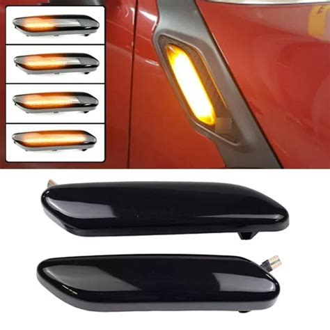 Car Dynamic Amber Led Parafango Anteriore Indicatore Di Direzione