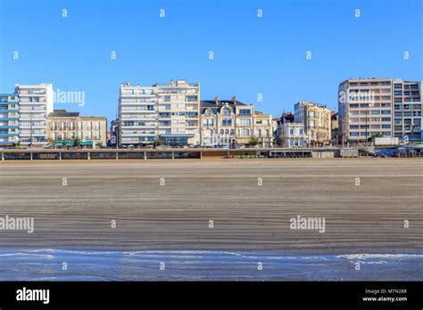 France Vendee Les Sables Dolonne The Grande Plage And The Seafront