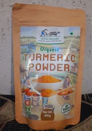 Salem Organic Turmeric Powder By Bdm Narurals For Spices At Rs Pack