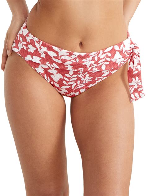 Sash Fold Over Bikini Bottom Swimsuit Walmart