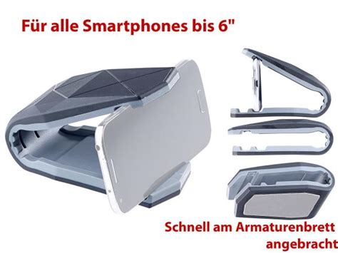 Universelle Kfz Smartphone Halterung Mit Klammer Bis Cm