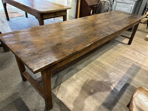 18th Century Large Oak Farmhouse Dining Table Antique Oak Dining Table