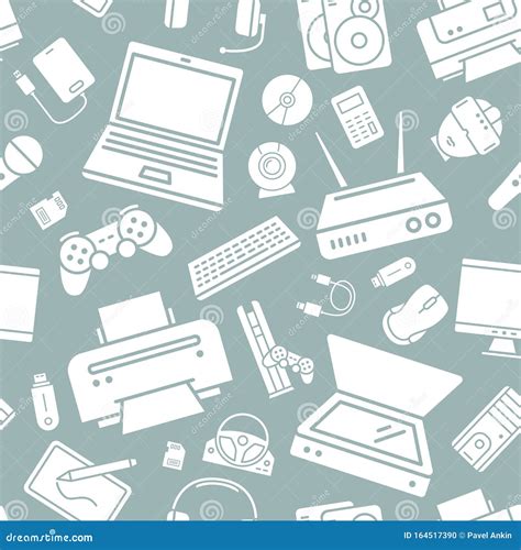 Electronic Devices Background 03 Stock Vector Illustration Of Digital