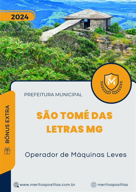 Apostila Operador De M Quinas Leves Prefeitura De S O Tom Das Letras