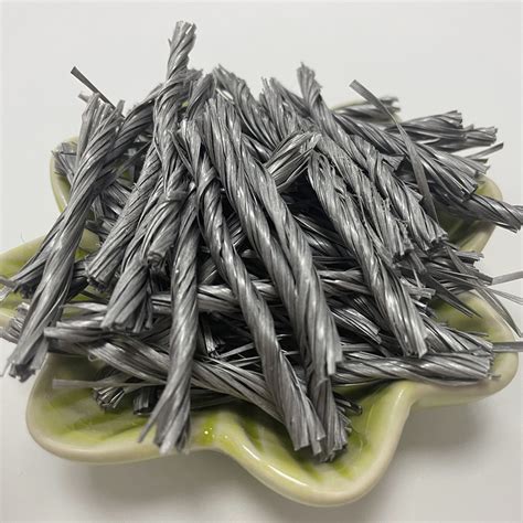 Biture Grey Pp Fiber Twisted Bunchy Form For Reinforcement To Crack