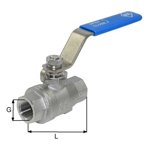 Niederdruckkugelhahn Innengewinde Aus Edelstahl G