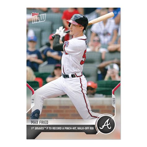 Max Fried 2021 Mlb Topps Now® Card 459 Pr 595