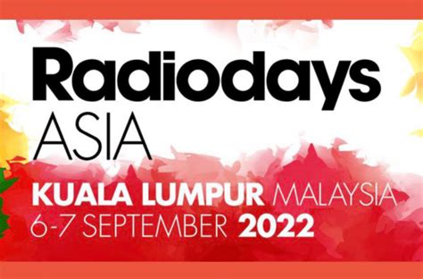 Ticket Sales Open For Radiodays Asia • Redtech