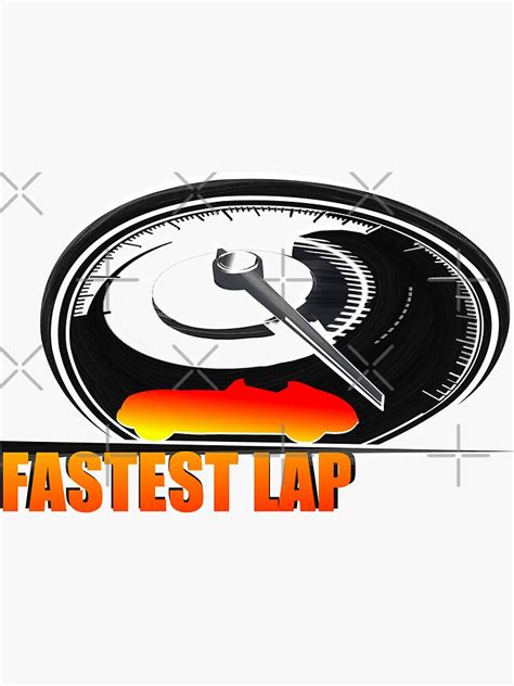 Fastest Lap Winning Race Sticker For Sale By Lighvision Redbubble