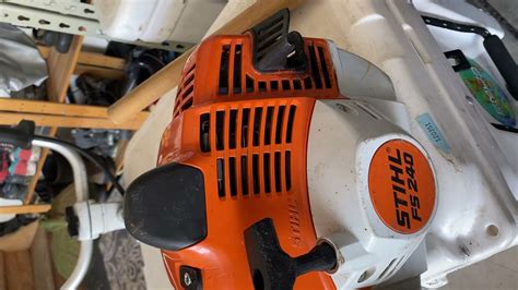 How To Change STIHL FS 240 Spark Arrester YouTube