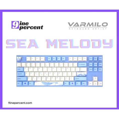 Varmilo VA87M Sea Melody Mechanical Keyboard | Shopee Singapore