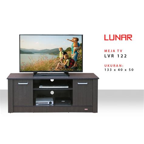 Jual Meja TV Minimalis LVR 122 Lunar Shopee Indonesia