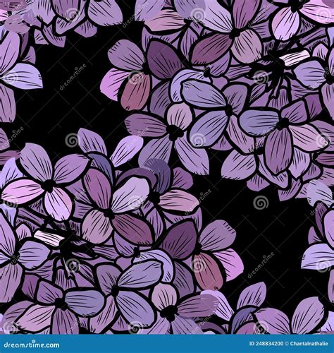 Floral Seamless Pattern Stock Vector Illustration Of Endless 248834200