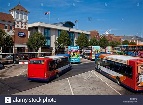 Canterbury Bus Station, Canterbury, Kent, Uk Stock Photo, Royalty Free ...