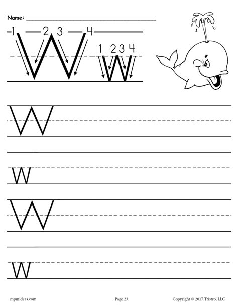 Wonderful Letter W Worksheets For Preschoolers Engaging Activities