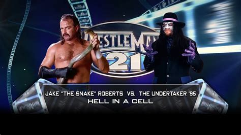 Wwe K Jake The Snake Roberts Vs The Undertaker Hell In A Cell