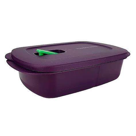 Tupperware Original Cristalwave Retangular Litro Tigela Microondas