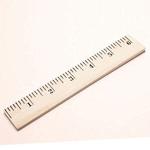 6 inch Wooden Straight Ruler | eBay