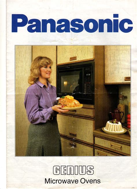 Vintage Panasonic Microwave Oven Genius Ad 1984 Remember When Your