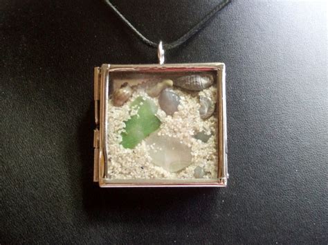 Little Bit Of Cape Breton Sea Glass And Sand From Dominion Beach Beach Glass Glass Pendant