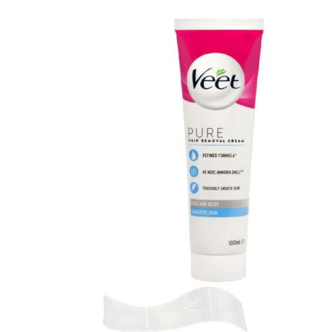 Veet Silk And Fresh Sensitive Skin Hair Removal Cream 100ml The Warehouse