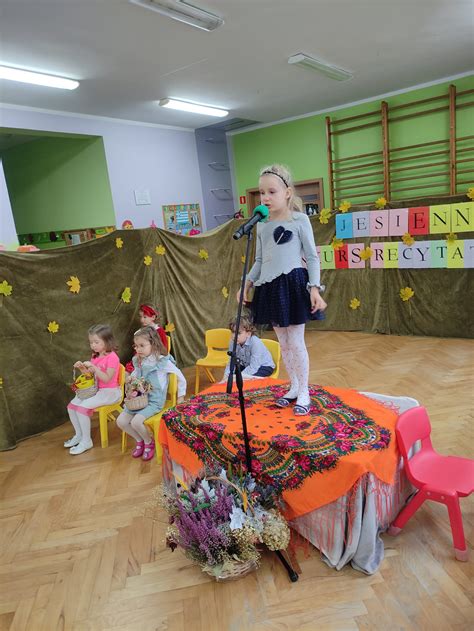 Jesienny Konkurs Recytatorski Przedszkole Miejskie Nr W Gorzowie