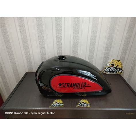 Jual Tangki Ducati Scrambler Model Panel Bahan Galvanis Megapro