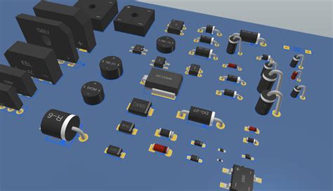 发光二极管pcb封装图画法【ad封装】贴片及插件二极管整流桥（带3d）weixin39636696的博客 Csdn博客