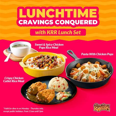 Kenny Rogers ROASTERS Promo March 2024 Best Lunch Sets With Free Add Ons