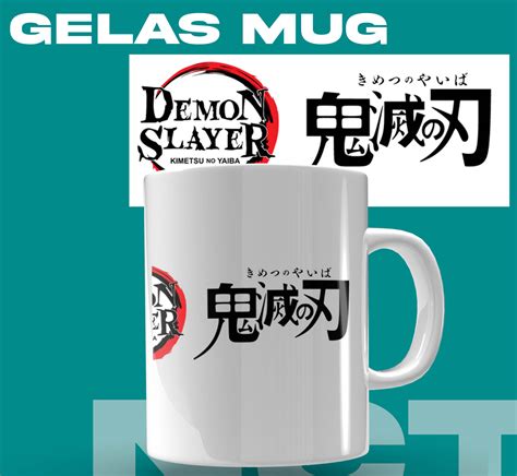 GELAS MUG ANIME MUG DESAIN ANIME DEMON SLAYER Lazada Indonesia