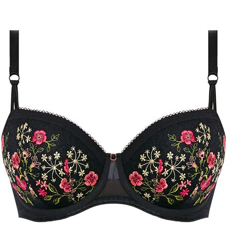 Soutien gorge paddé balconnet Freya RHEA noir Freya 3 SUISSES