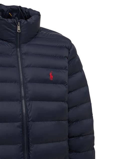 Gepolsterte Jacke Aus Nylon Mit Logos Polo Ralph Lauren Herren