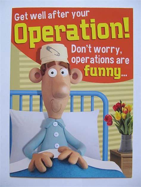 Fantastic Funny Get Well After Your Operation Get Well Greeting Card Uk Kitchen And Home