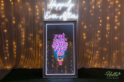 Premium Photo Booth And Magic Mirror Rental Hello Photo Booth Rental