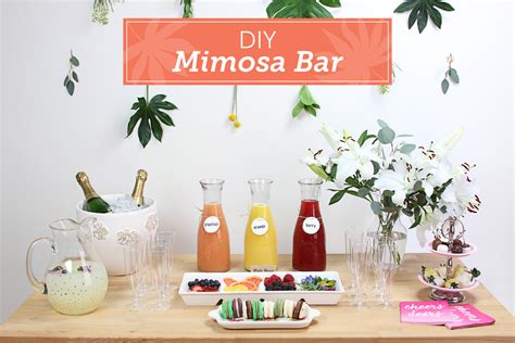 Diy Mimosa Bar Styling Ideas And Recipes Sharis Berries Blog