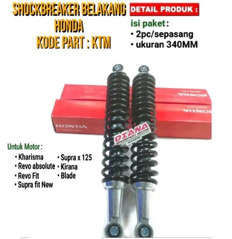 ShockBreaker Belakang Kharisma Supra Fit New Supra X 125 Supra X Revo