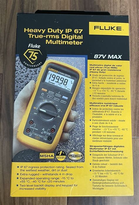 Brand New Fluke V Max Industrial True Rms Heavy Duty Multimeter Fluke