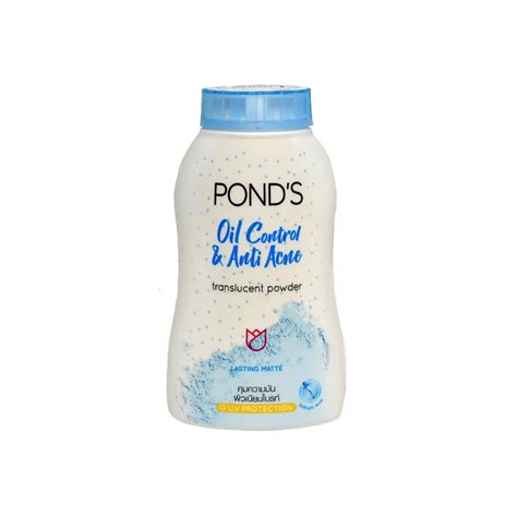 Рассыпчатая голубая пудра для лица POND'S против жирности кожи и акне ...