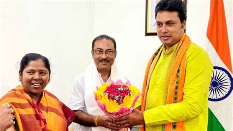 Biplab Deb Bjp Leader Close To Ex Cm Biplab Deb Becomes Partys