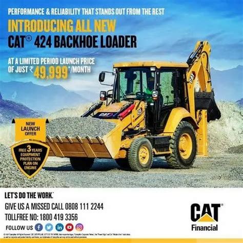 Cat B Hp Backhoe Loader At Rs Piece Cat Backhoe Loader