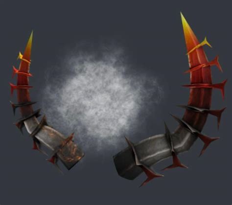 Roblox Limited Fiery Horns Of The Netherworld Fiery Video Gaming