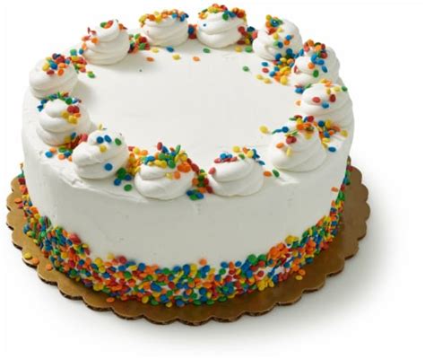 Bakery Fresh Confetti White Iced Double Layer Cake 49 Oz Smiths