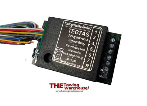 Smart Universal Fitting 7 Way Bypass Relay Teb7as Towbar Towing Canbus Wiring The Towing Warehouse