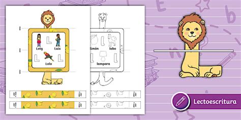 Marioneta Letra L L Enseignant A Fait Twinkl