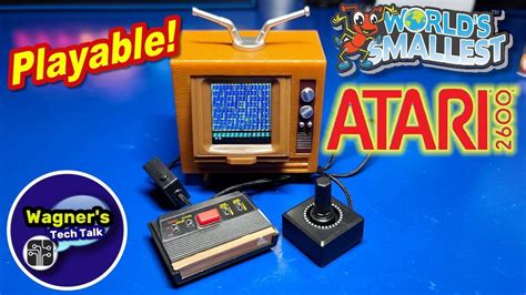 World S Smallest Atari Review Game Play Super Impulse Tiny