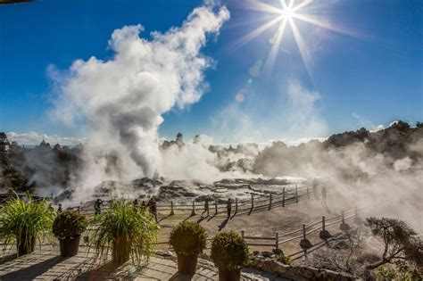 Te Puia Geothermal Valley Rotorua Auckland And Beyond Tours Nz