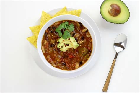 Mexican Inspired Bean Chili - Shannon H. Sullivan